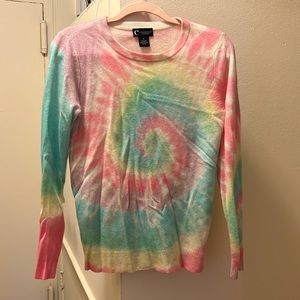 Cashmere tie dye sweater